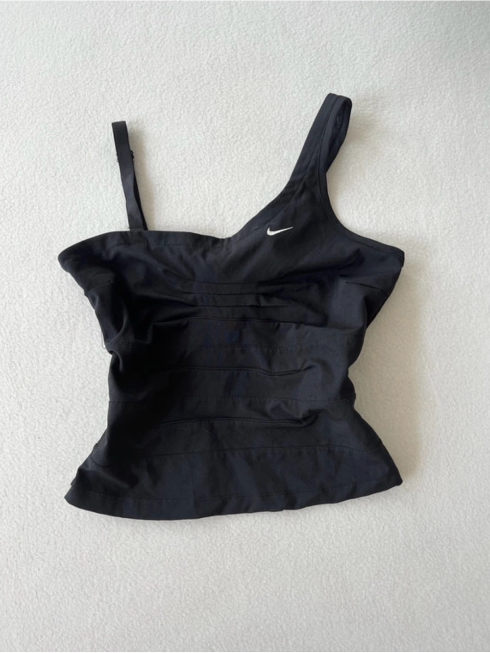 Nike Asymmetrical Black Athletic Tank Top